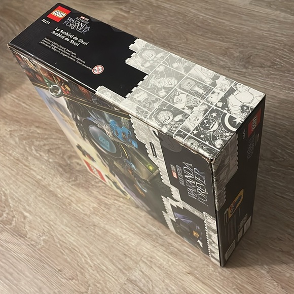 NIB Lego Marvel Black Panther Wakanda Forever Lego Set 76211 Shuri’s Sunbird - Picture 8 of 9